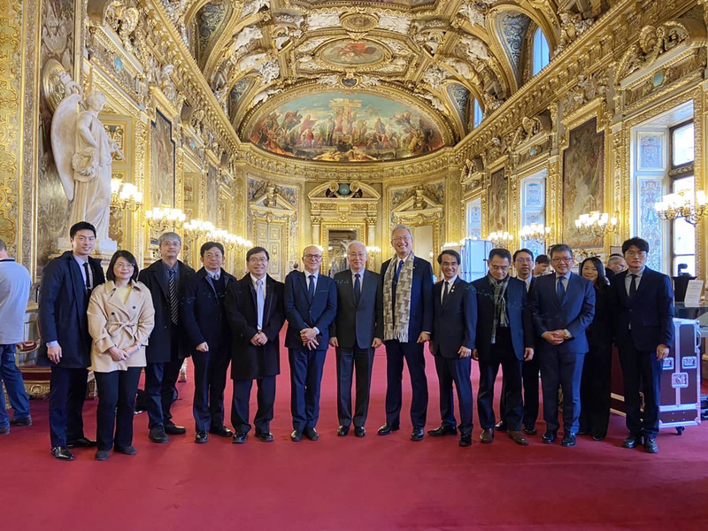 Wu Tsung-tsong conclut sa visite en France
