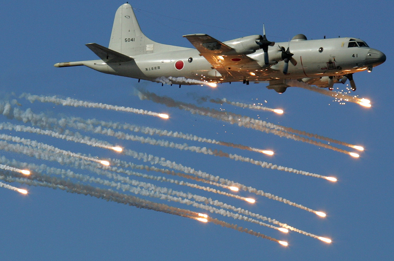 Un Lockheed P-3 Orion (avion de patrouille maritime) des Forces d'autodéfense japonaises (Image : Archive AP)