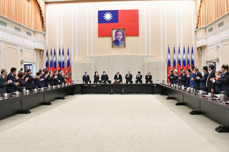 Démission du gouvernement de Su Tseng-chang
