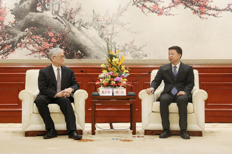 Le vice-président du KMT rencontre le chef du Bureau chinois des affaires taïwanaises à Pékin