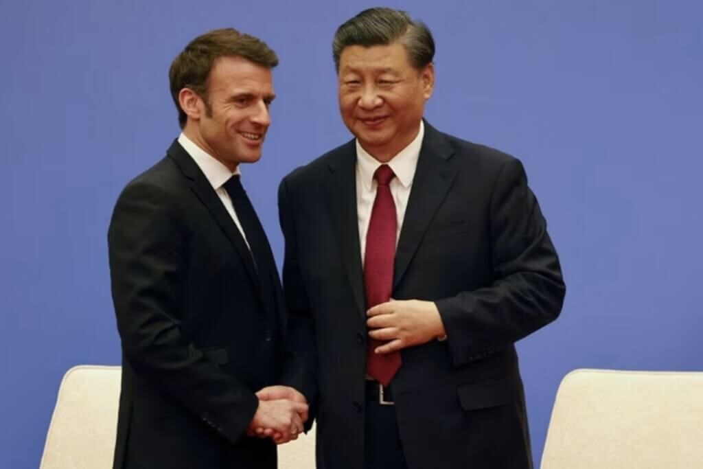 La visite d'Etat de Macron en Chine vue depuis Taïwan