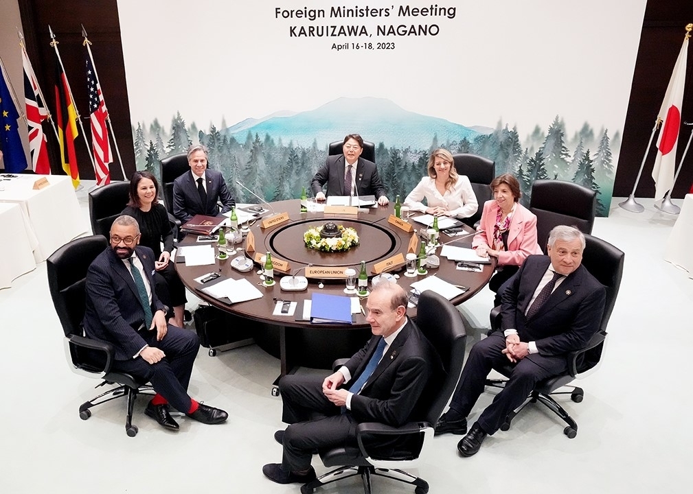 Déclaration conjointe du G7 s’opposant à un changement unilatéral du statu quo par la Chine dans le détroit de Taïwan