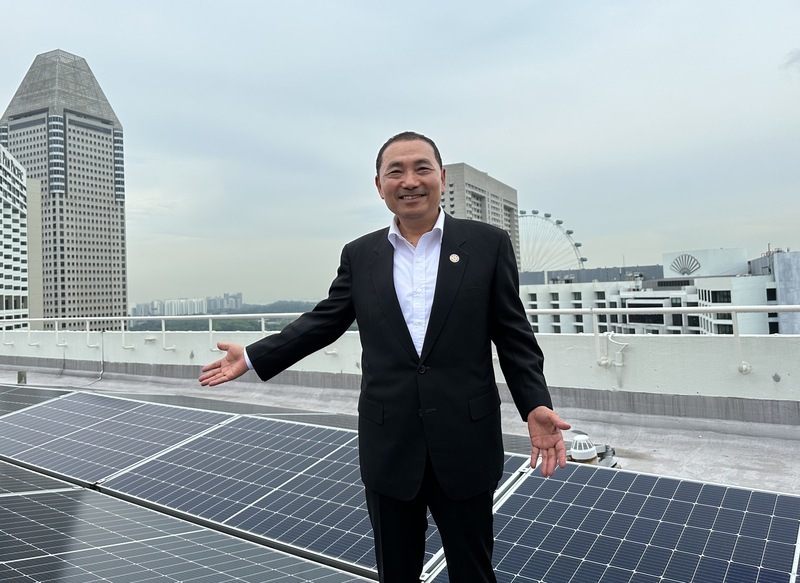 Le maire de Nouveau Taipei en visite à Singapour, Ko Wen-je aux Etats-Unis