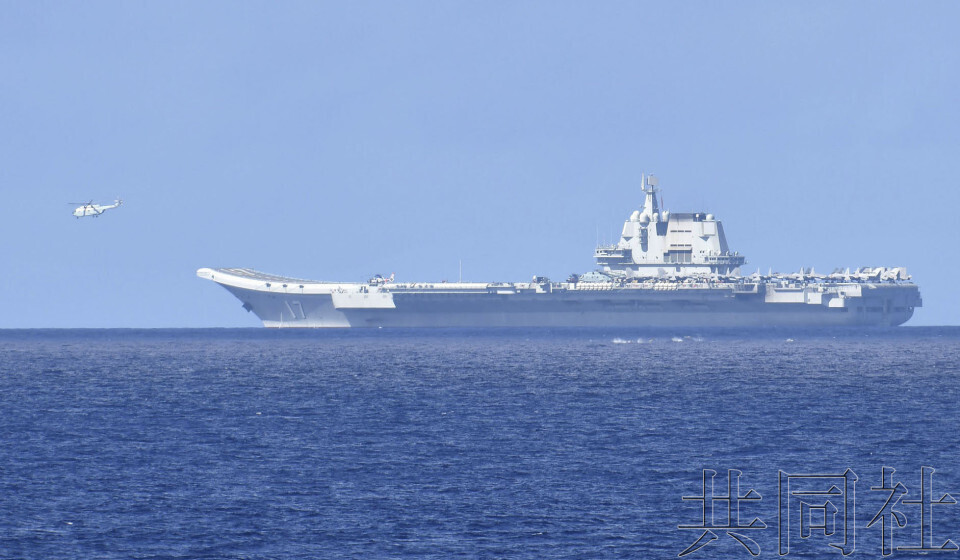Le porte-avions chinois Shandong détecté à 120 milles nautiques de Taïwan
