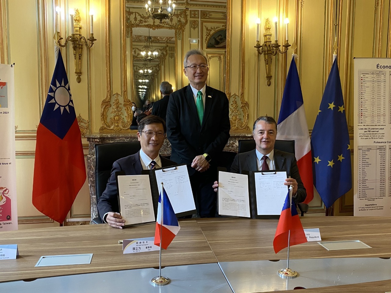 Taïwan et la France signent un accord de coopération industrielle dans le domaine des drones