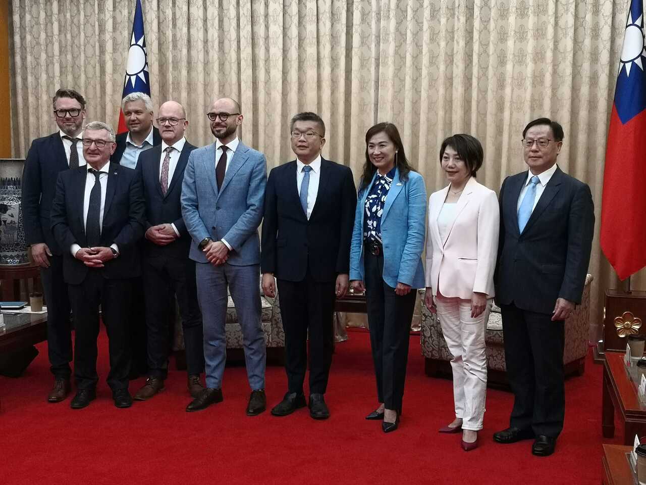 La délégation parlementaire belge reçue par le vice-président du Yuan législatif
