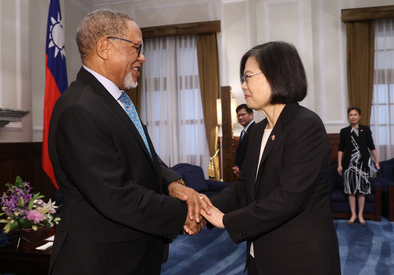 La Présidente Tsai Ing-wen reçoit le vice-Premier ministre du Royaume d’Eswatini