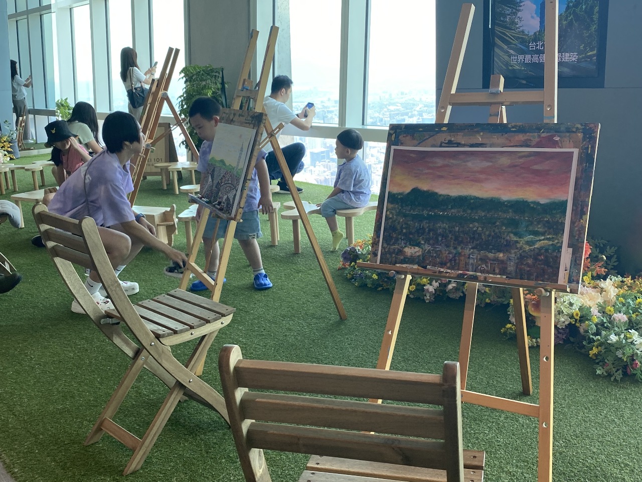Peindre Taipei pour promouvoir le tourisme international
