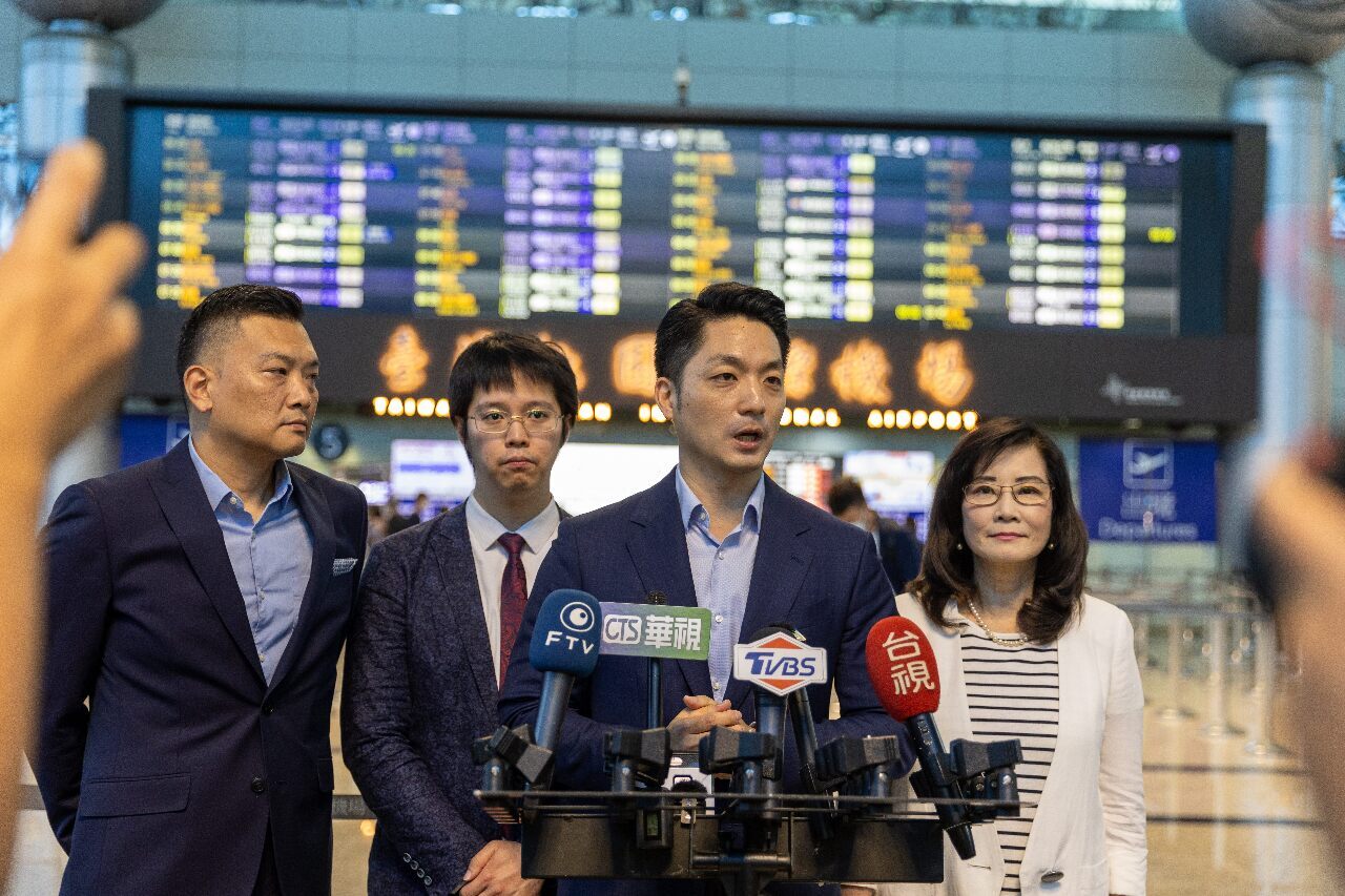 Le maire de Taipei se rend à Singapour