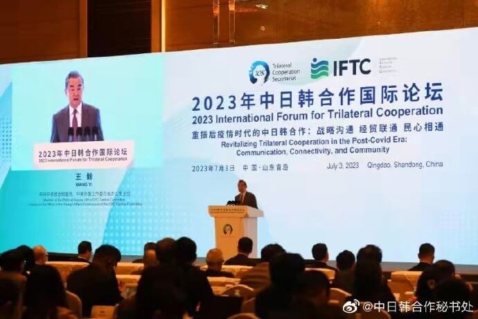 La déclaration de Wang Yi au sommet Chine/Japon/Corée du Sud