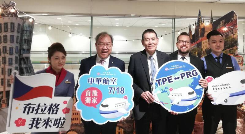 China Airlines inaugure son vol direct Taipei-Prague