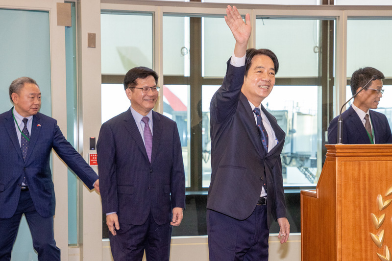 Départ de Lai Ching-te pour le Paraguay avec des escales aux Etats-Unis
