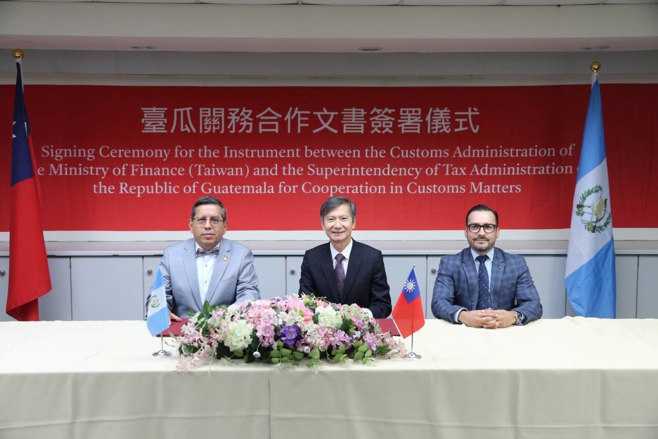 Coopération douanière entre Taïwan et le Guatemala