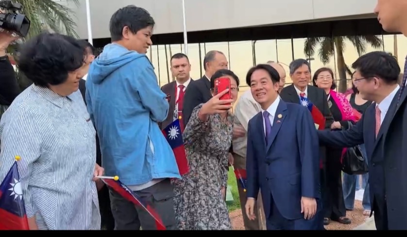 Visite de Lai Ching-te au Paraguay et aux Etats-Unis (Image : Délégation de Lai Ching-te)