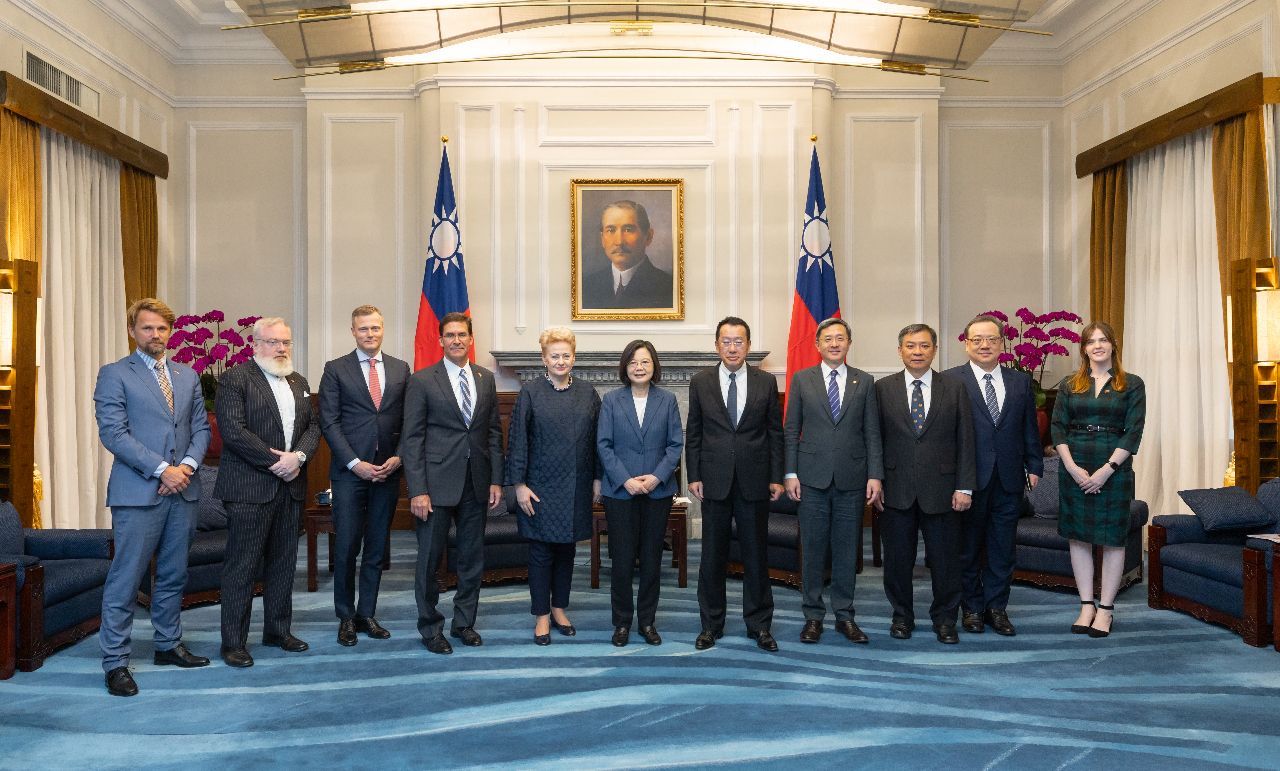 La délégation de l'Atlantic Council rencontre la présidente Tsai Ing-wen