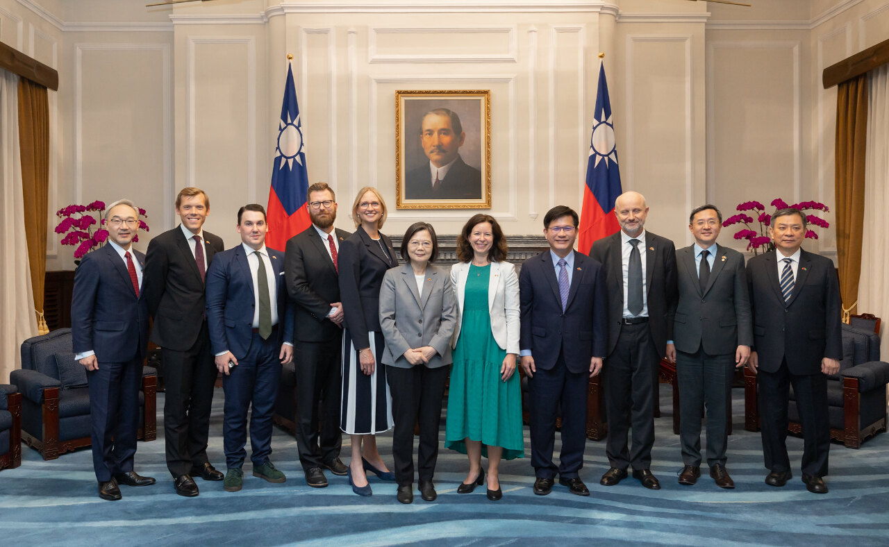 La délégation parlementaire suédoise reçue par Tsai Ing-wen