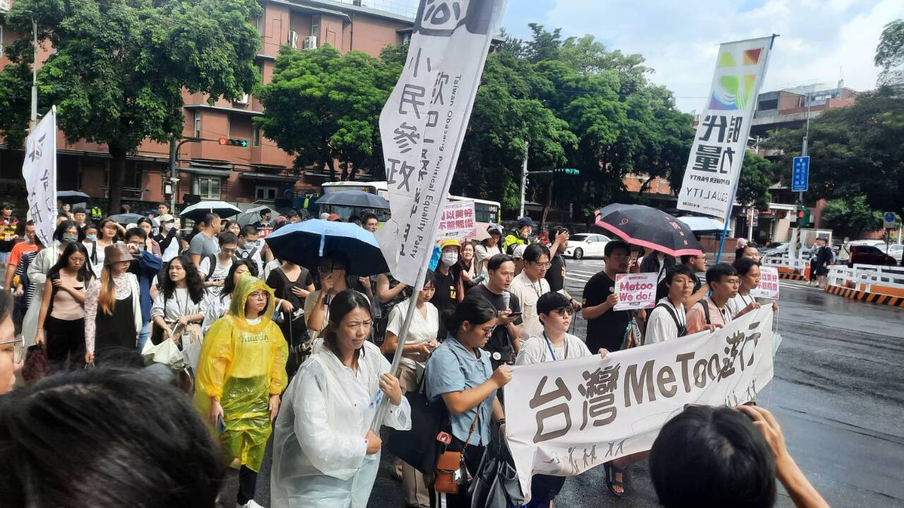 Manifestation MeToo à Taipei