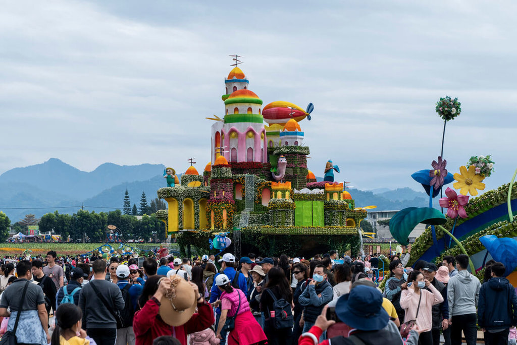 Taichung International Flower Carpet Festival accueille plus de trois millions de visiteurs