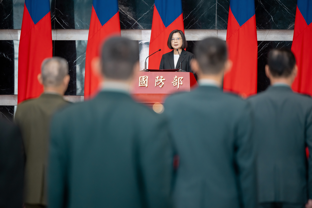 Tsai Ing-wen revient sur le bilan de ses deux mandats en matière de défense et de sécurité