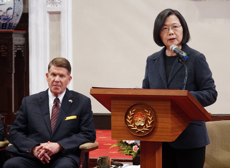 La Présidente Tsai Ing-wen espère signer un accord pour éviter la double imposition avec les Etats-Unis