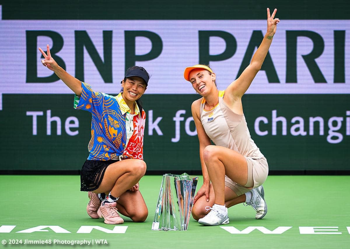 Tennis : la Taïwanaise Hsieh Su-wei remporte l’Open Indian Wells et retrouve le sommet du classement double chez les femmes