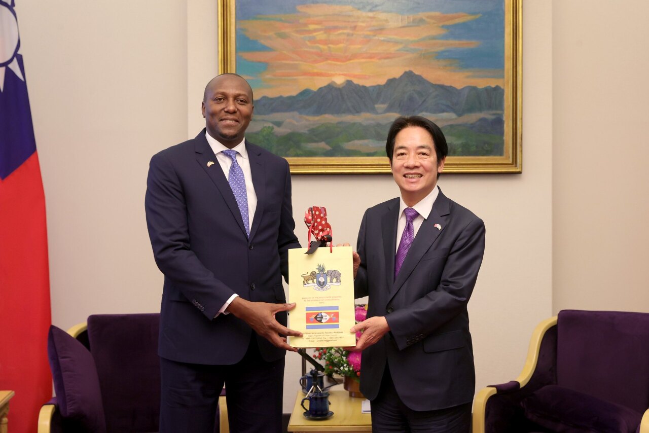 Le Premier ministre swazi reçu par le vice-président Lai Ching-te