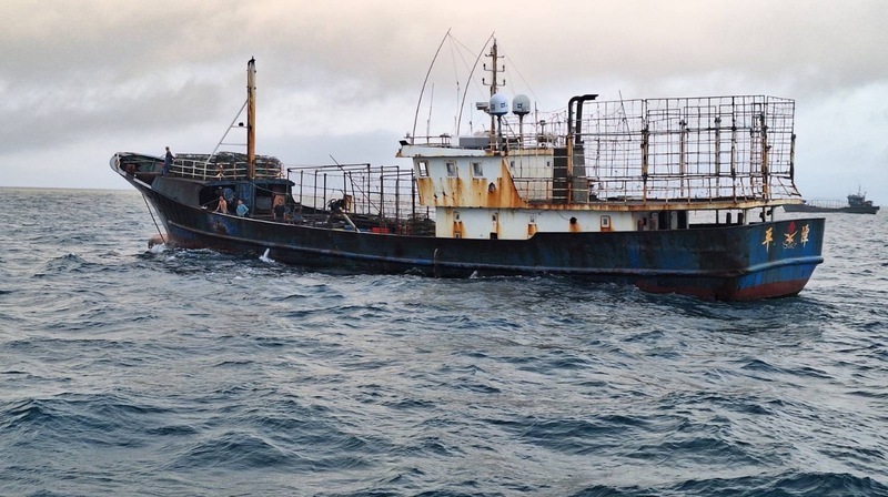 Les garde-côtes refoulent 4 bâteaux de pêche chinois de la zone économique exclusive (ZEE) taïwanaise