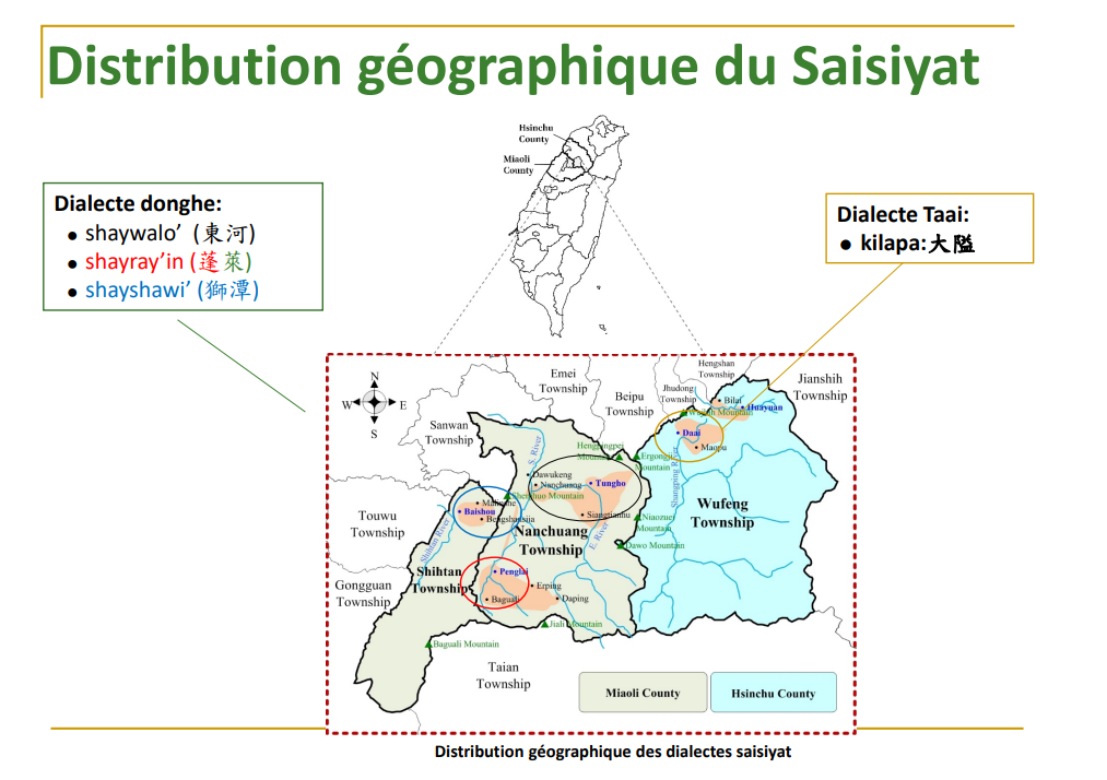 Langues en contact : une langue autochtone et ses voisines