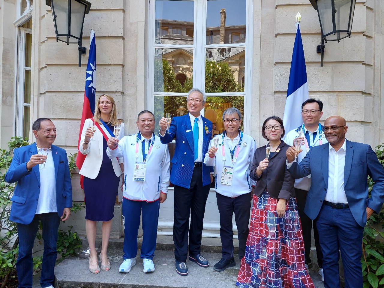 Taiwan célèbre sa délégation olympique à Paris