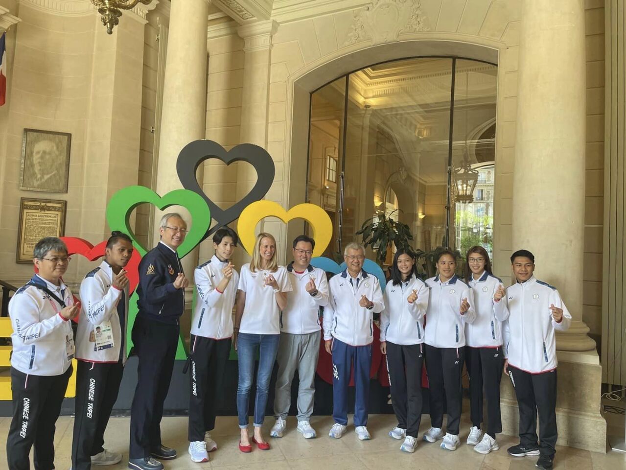 JO : l'équipe taiwanaise de boxe en visite à Levallois