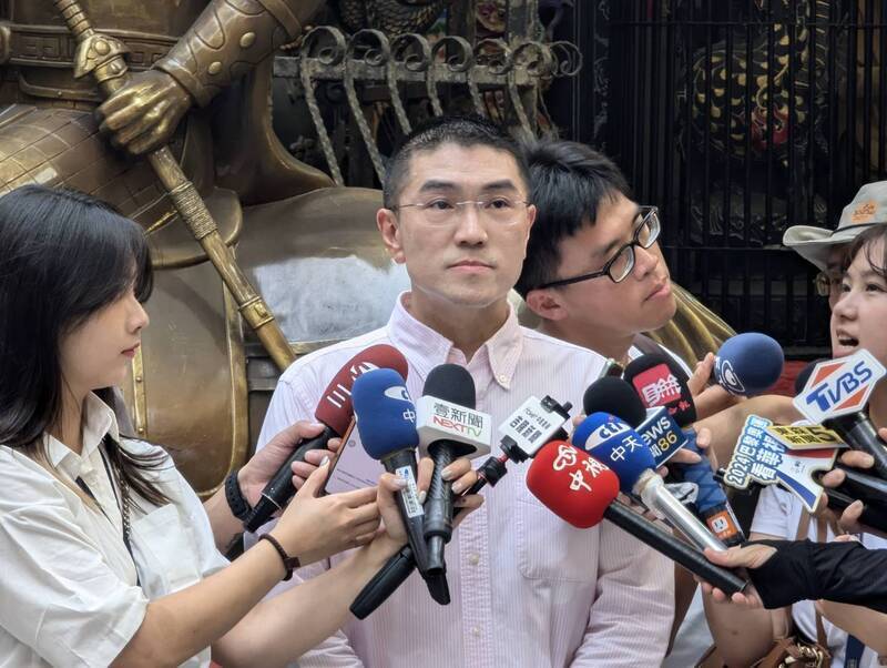 Le maire de Keelung Hsieh Kuo-liang (謝國樑) (Photo CNA)