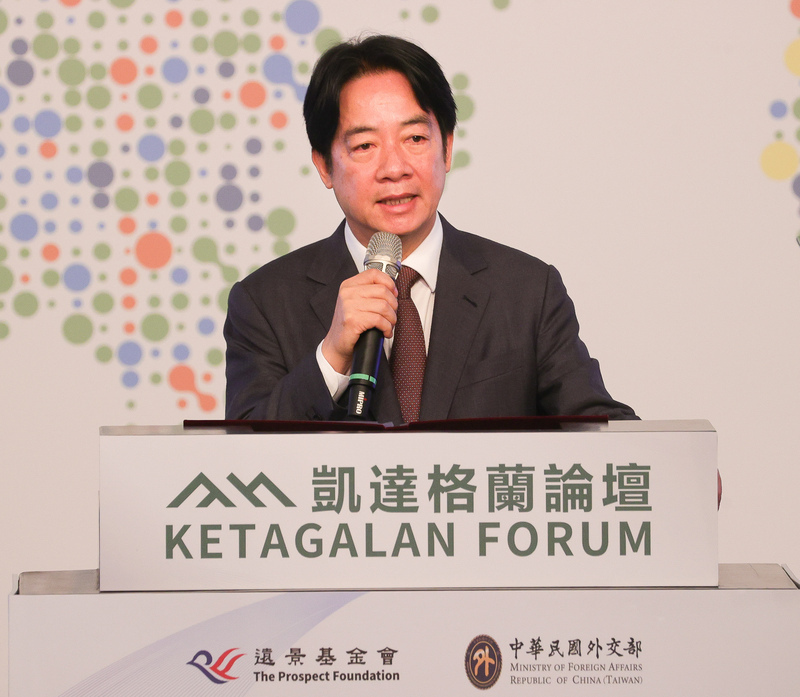Forum Ketagalan 2024 : Lai insiste sur la menace chinoise pour le monde