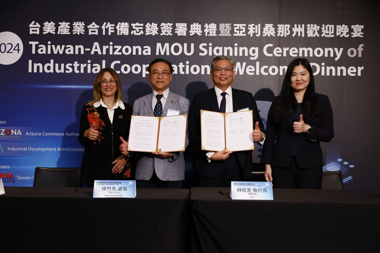 Taïwan signe un protocole d’entente avec l’Arizona sur les drones et les semi-conducteurs