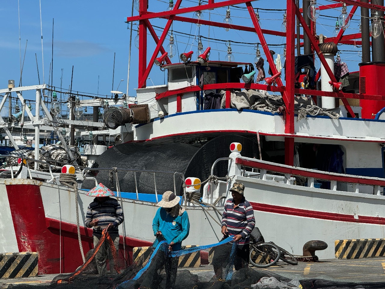 Câbles sous-marins et secteur de la pêche à Taïwan