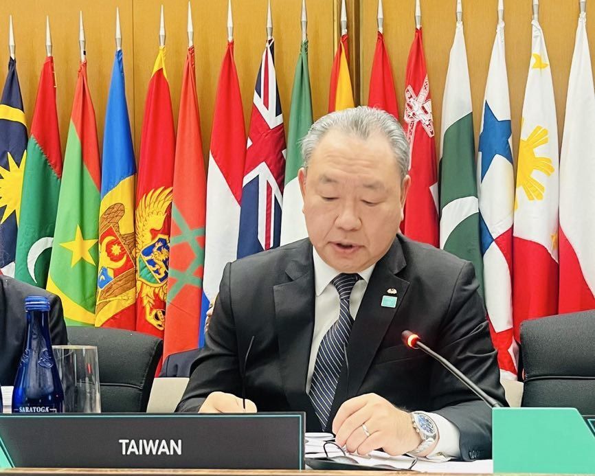 Le représentant de Taïwan aux États-Unis explique le rôle de Taïwan dans une réunion de la Coalition mondiale contre l’Etat Islamique