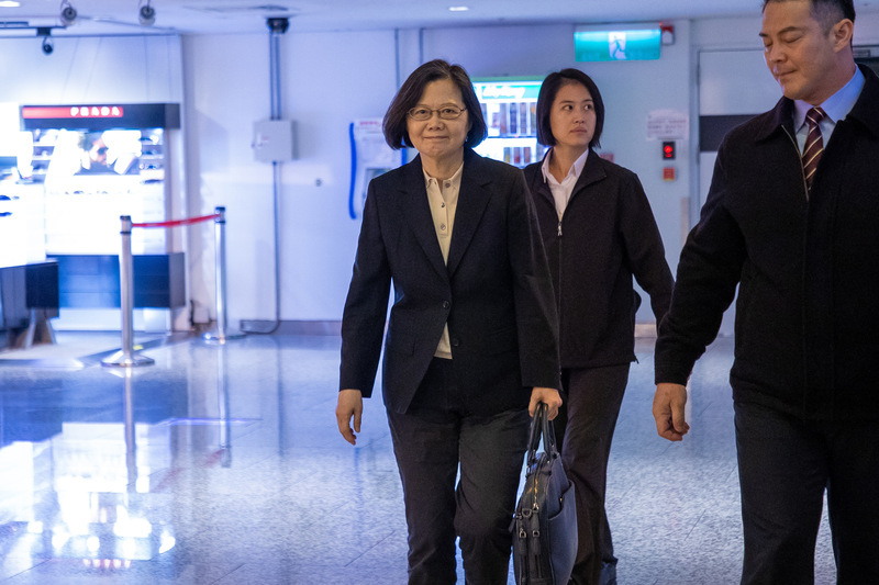 Tsai Ing-wen en déplacement en Europe