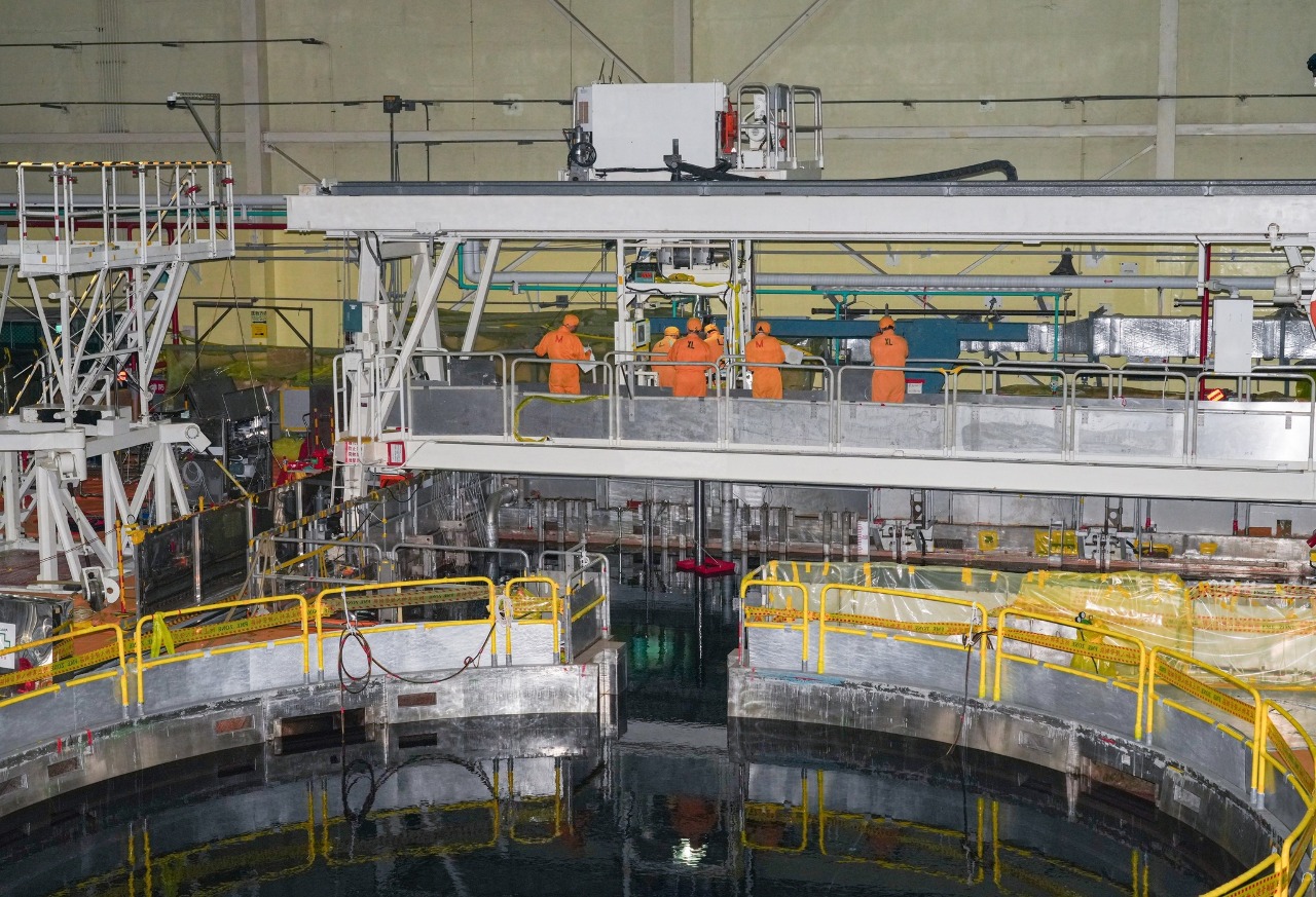 Premier combustible nucléaire bientôt retiré des piscines de stockage