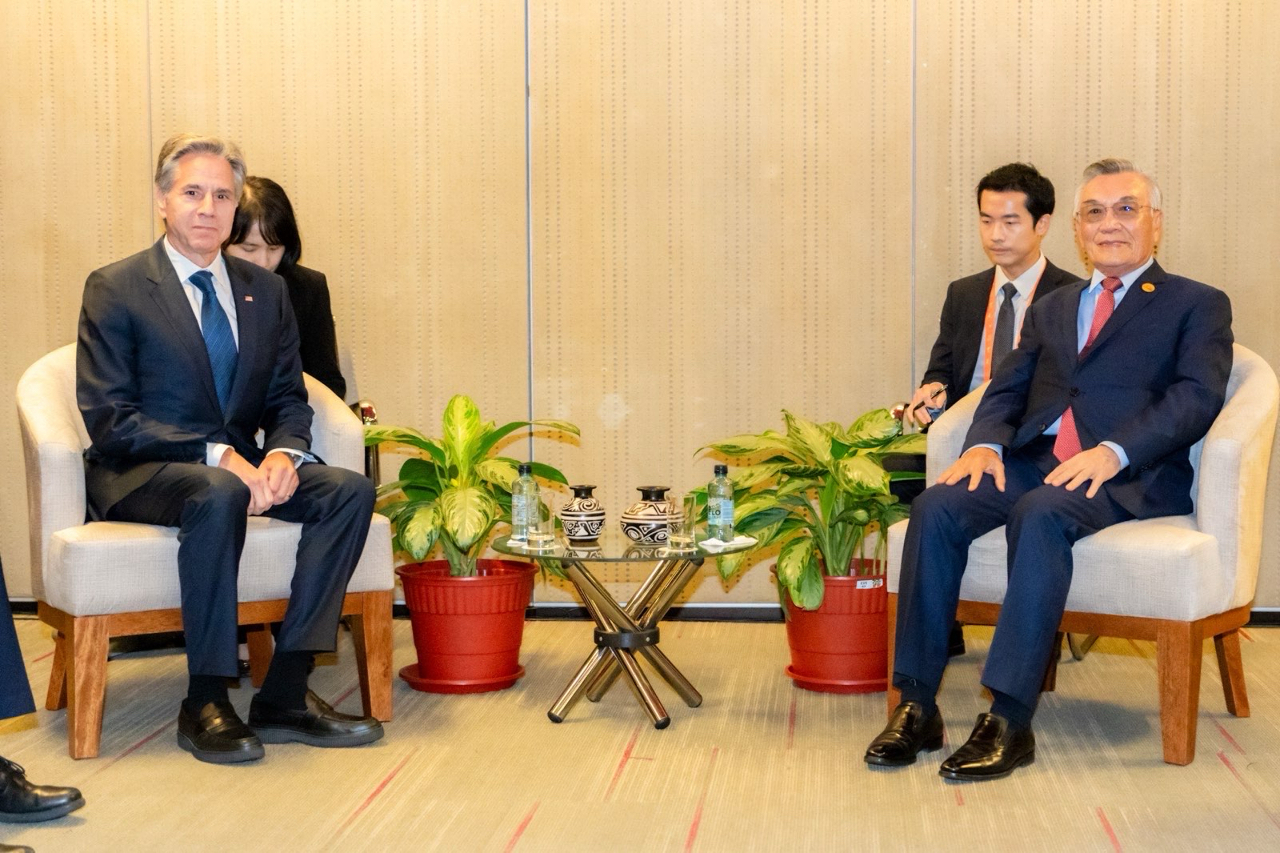 Rencontre entre Lin Hsin-i et Antony Blinken en marge de l’APEC