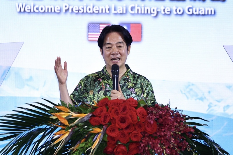 Le président taïwanais Lai Ching-te conclut sa visite à Guam et s'envole pour les Palaos