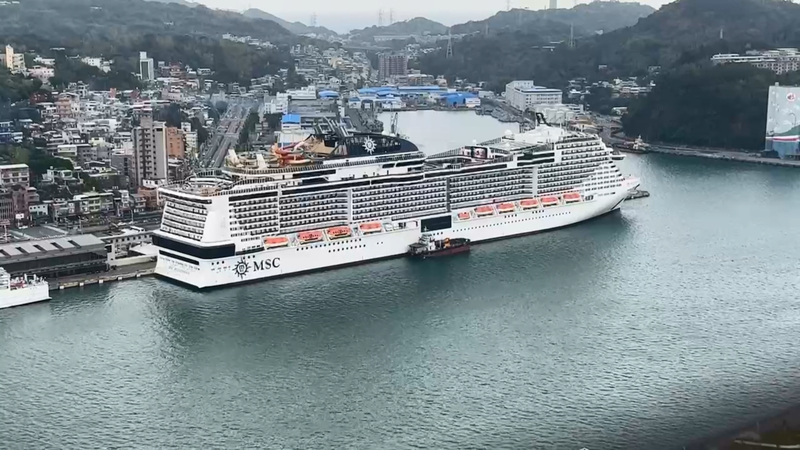 1 800 croisiéristes taïwanais bloqués au Japon suite à une panne du paquebot MSC Bellissima