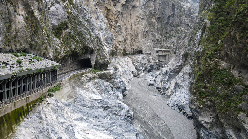 Un an après le séisme de de Hualien, le parc national de Taroko reste partiellement ouvert seulement