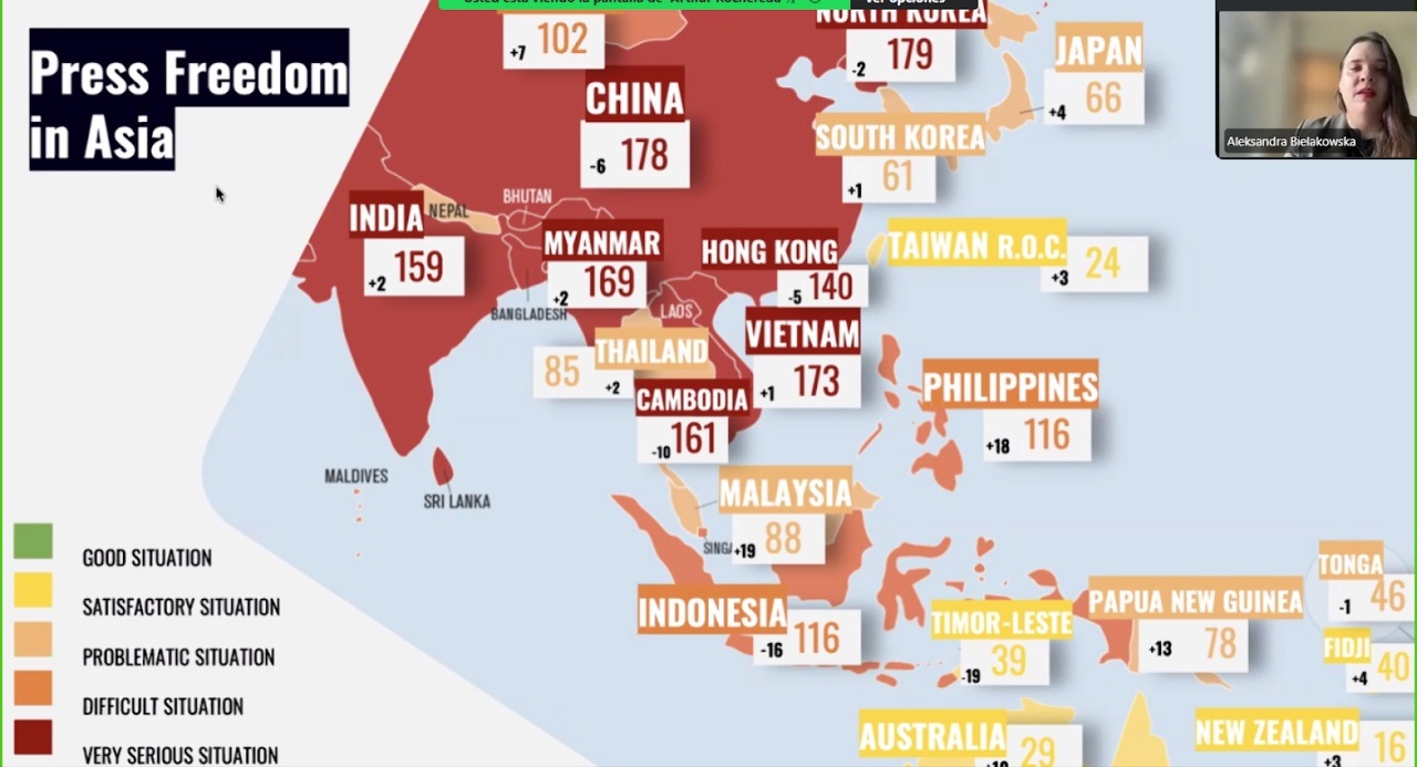 La liberté de presse dans le monde et à Taïwan : rapport RSF 2025