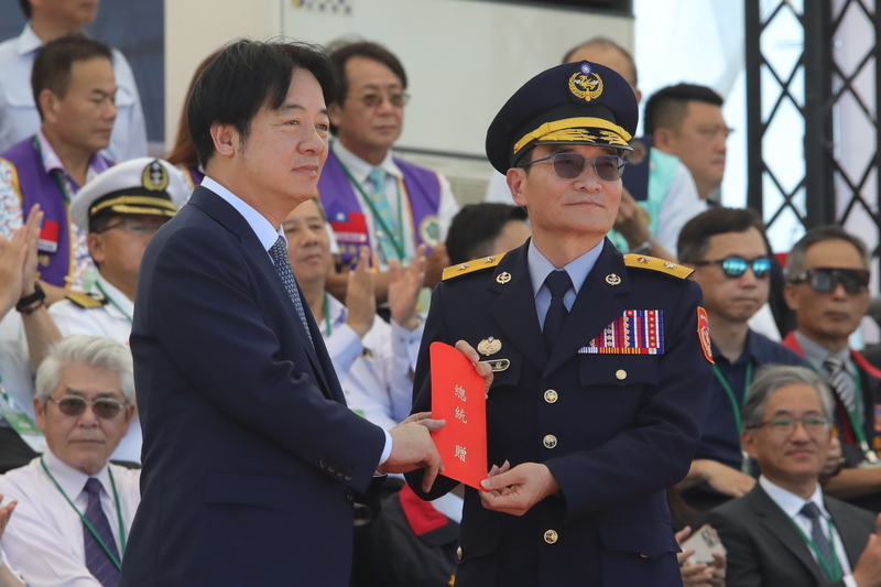 Le président Lai Ching-te assiste aux exercices des garde-côtes